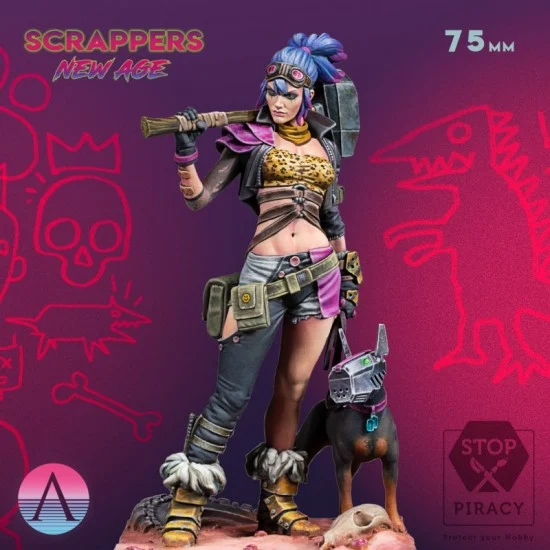 Scale75 SSN002 75mm Scale Scrappers New Age Wrecking Maxine - Model Figures