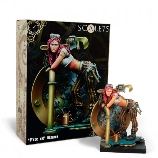 Scale75 SSP001 1/24 (75mm) Steam Wars Miniatures - Fix It Sam
