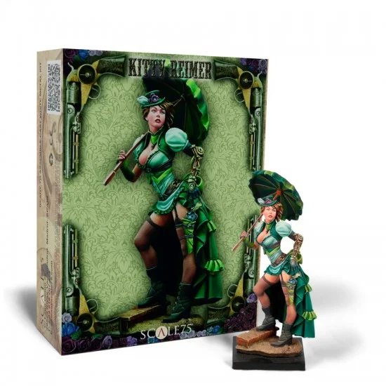 Scale75 SSP002 1/24 (75mm) Steam Wars Miniatures - Kitty Reimer