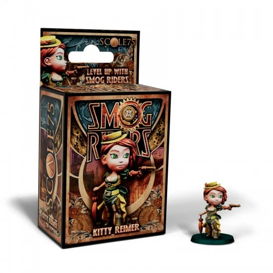 Scale75 SSR004 1/48 (35mm) The Smog Riders: Steam War Chibi Miniatures - Kitty Reimer