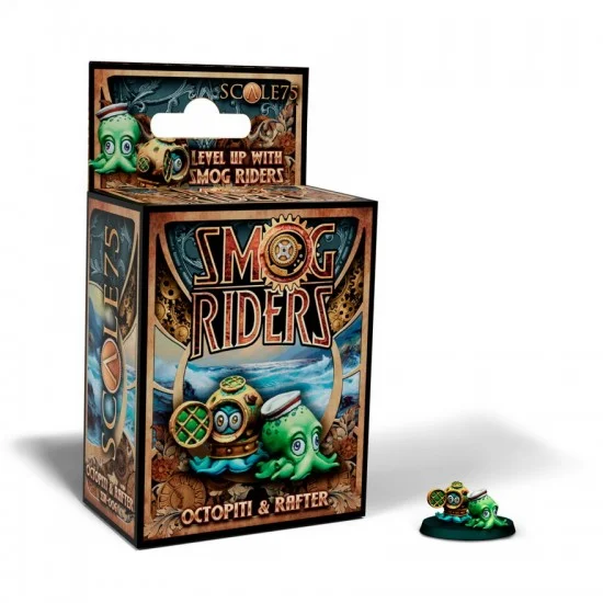 Scale75 SSR006 1/48 (35mm) The Smog Riders: Steam War Chibi Miniatures - Octopiti & Rafter
