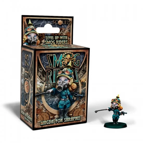 Scale75 SSR016 1/48 (35mm) The Smog Riders: Steam War Chibi Miniatures - Magda Von Shrapnel