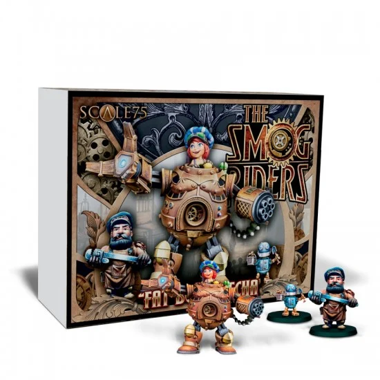 Scale75 SSR023 1/48 (35mm) The Smog Riders: Steam War Chibi Miniatures - Fat Bob Mecha