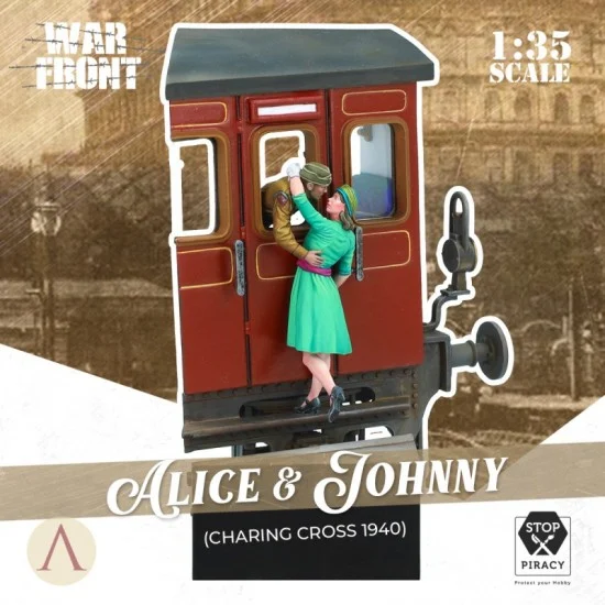 Scale75 SW35057 1/35 Warfront - Alice & Johnny Charing Cross 1940 (2 figures & scenery)