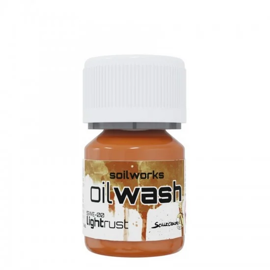 Scale75 SWE00 Soilworks Oil Wash For Terrains/Vehicles - Light Rust (30ml)