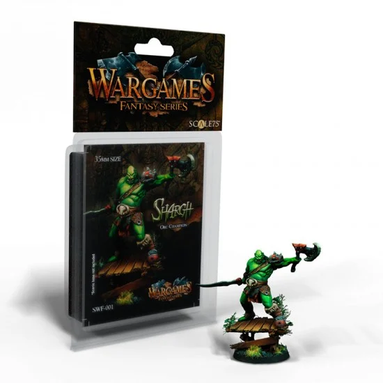 Scale75 SWF001 35mm Wargames Fantasy Miniatures - Shargh Orc Champion