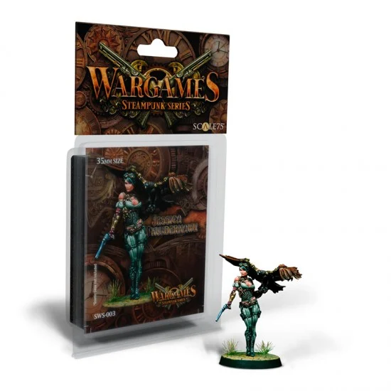 Scale75 SWS003 35mm Wargames Steampunk Miniatures - Jessica Thunderhawk