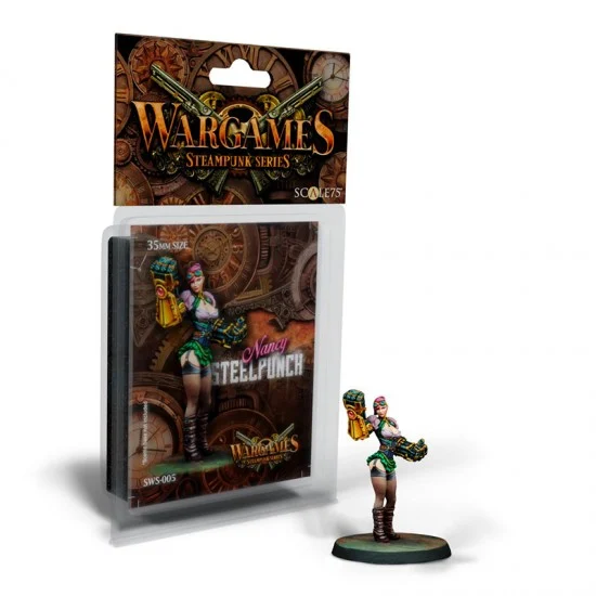 Scale75 SWS005 35mm Wargames Steampunk Miniatures - Nancy Steelpunch