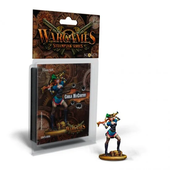 Scale75 SWS006 35mm Wargames Steampunk Miniatures - Carla Mccarthy