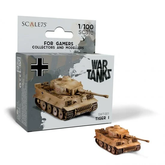 Scale75 SWT001 1/100 Tiger I Tank Resin Kit - Military Vehicles & Tanks
