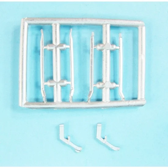 Scale Aircraft Conversion 32157 1/32 Fokker Dr.I Landing Struts for Meng Model (white metal) - Model Planes