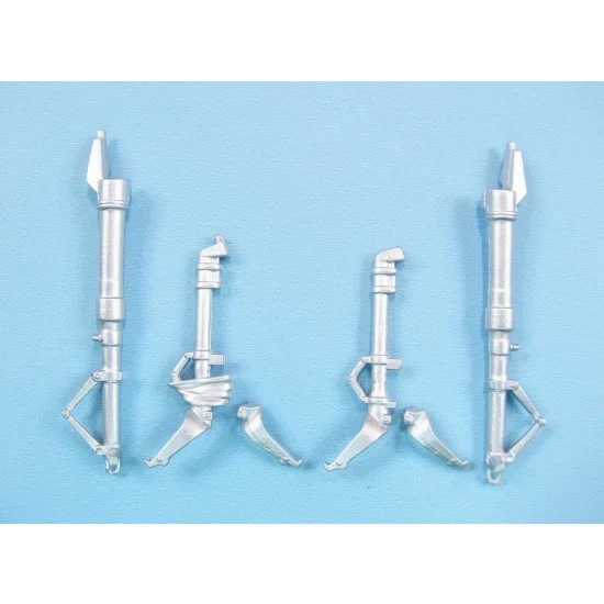 Scale Aircraft Conversion 32182 1/32 Bf 109G-14/U4 Landing Gear for Zoukei-Mura kits (white metal)