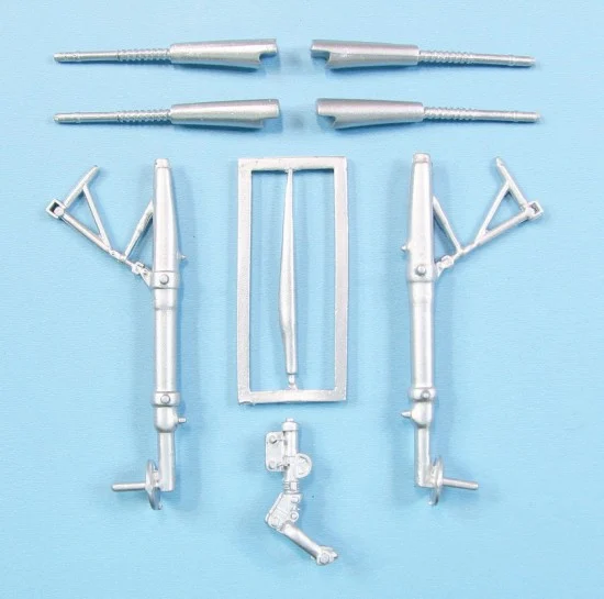 Scale Aircraft Conversion 32185 1/32 Hawker Typhoon Mk.1b Landing Gear and Cannons for Revell (white metal) - Model Planes