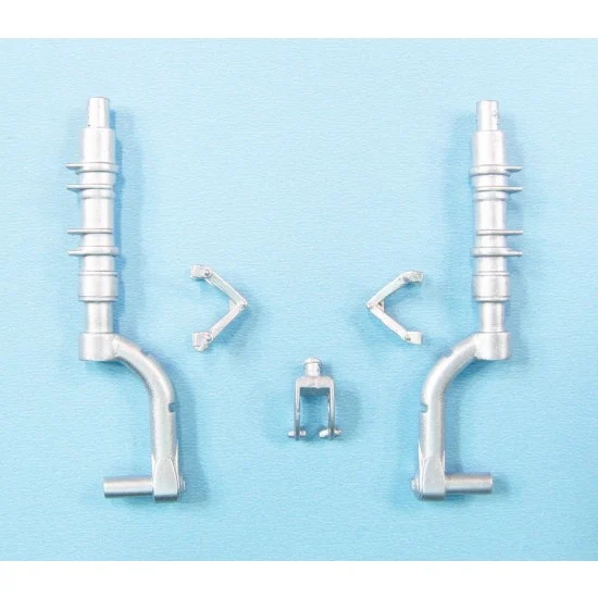 Scale Aircraft Conversion 35016 1/35 B5N2 Type 97 Kate Landing Gear for Border kits (white metal) - Model Planes