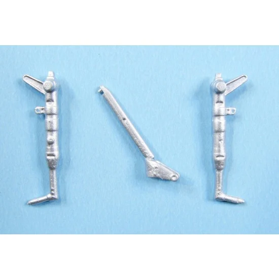 Scale Aircraft Conversion 35017 1/35 Spitfire Mk.Vb Landing Gear for Border kits (white metal) - Model Planes