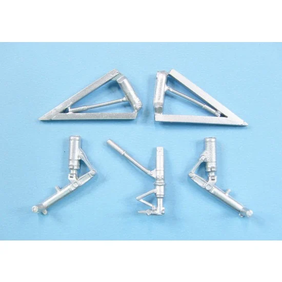 Scale Aircraft Conversion 48463 1/48 Ka-52 Alligator Landing Gear for Zvezda kits (white metal)