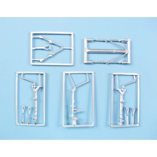 Scale Aircraft Conversion 48465 1/48 Fairie Gannet AWE.3 Landing Gear for Sword kits (white metal) - Model Planes