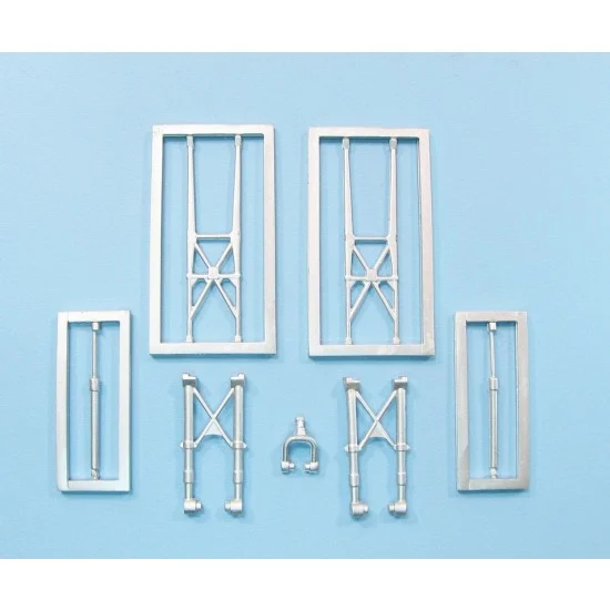 Scale Aircraft Conversion 72192 1/72 Petlyakov Pe-8 Landing Gear for Zvezda kits (white metal)