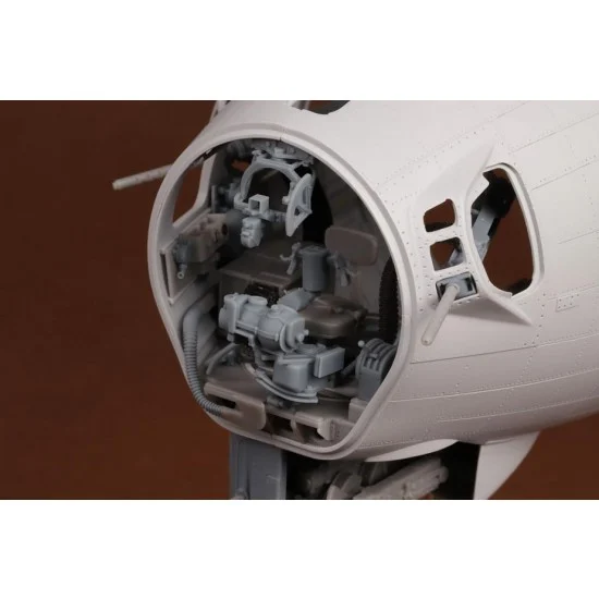 SBS Model 32003 1/32 B-17G Bombardier Position and Chin Turret Interior Upgrade Set for HK Models