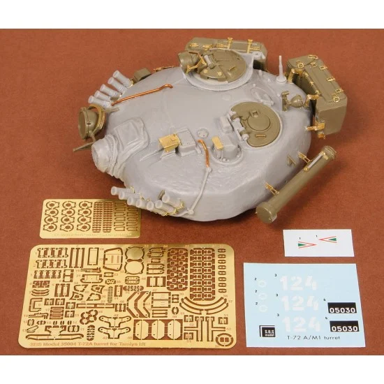 SBS Model 35012 1/35 Russian T-72M1/T-72A Turret set for Tamiya kit