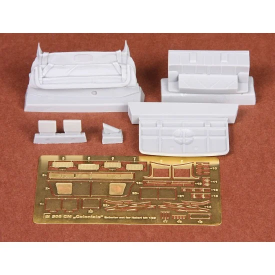 SBS Model 35021 1/35 Fiat 508 CM Coloniale Exterior Detail-up Set for Italeri kit #6497 (Resin+PE)
