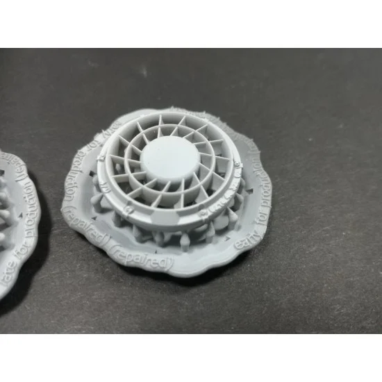 SBS Model 3D005 1/35 SdKfz. 171 Panther A Fan Cover (1xearly, 1xlate) for Meng/Takom/Dragon kits - Military Vehicles & Tanks