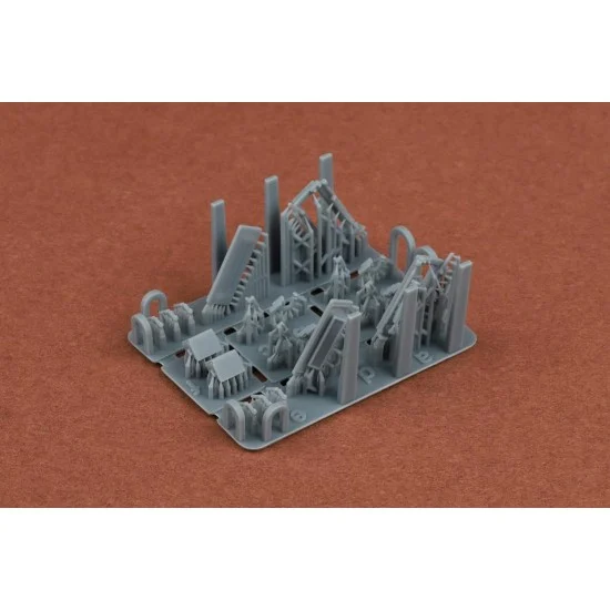 SBS Model 3D044 1/35 Sd.Kfz. 251 D series Visors 'Flat type' for Dragon/AFV Club kit - Military Vehicles & Tanks