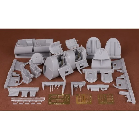 SBS Model 48094 1/48 B-58 Hustler Bomber/Navigator and DSO Cockpit set for Monogram/Revell kit