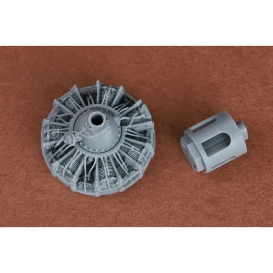 SBS Model 48101 1/48 Hawk H75A-3 French AF Engine set for Wolfpack/Hobbycraft kit