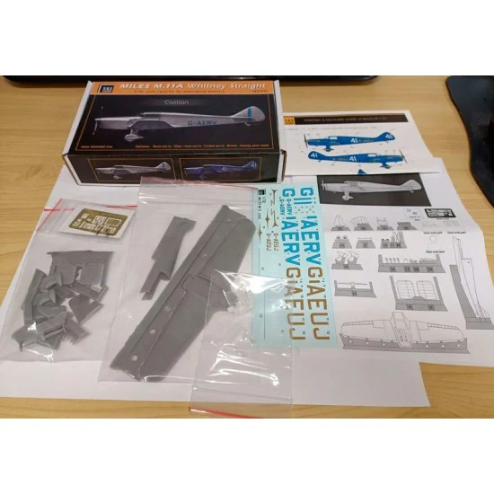 SBS Model 7033 1/72 Miles M.11A Whitney Straight 'Civilian' Full Resin kit - Model Planes