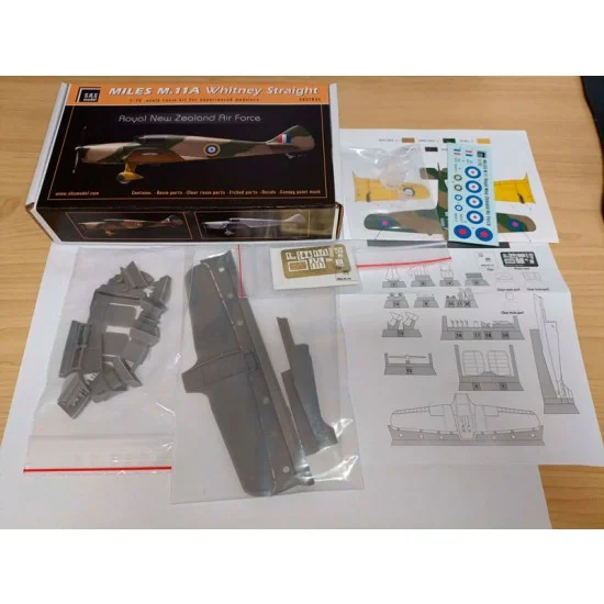 SBS Model 7034 1/72 Miles M.11A Whitney Straight 'Royal New Zealand Air Force' Full Resin kit - Model Planes