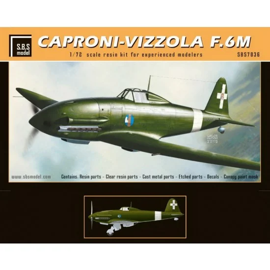 SBS Model 7036 1/72 Caproni-Vizzola F.6M Resin kit