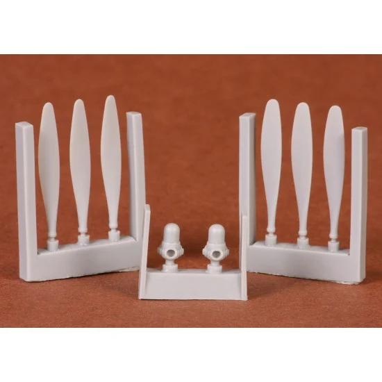 SBS Model 72032 1/72 Bristol Beaufighter Propeller Set for Airfix kit (Resin) - Model Planes