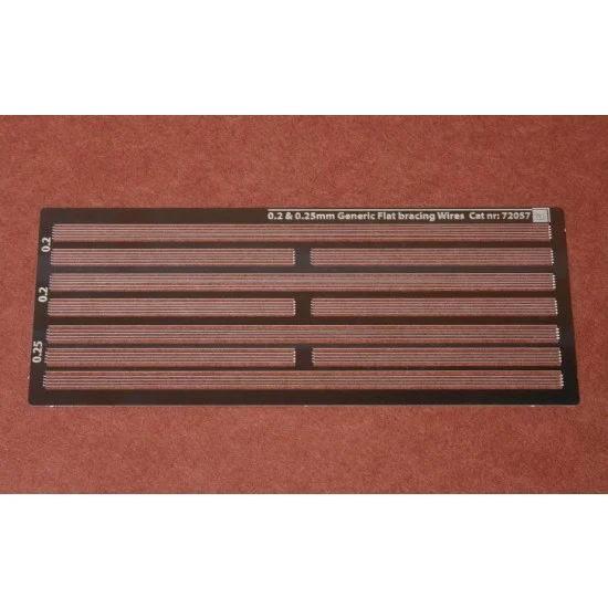 SBS Model 72057 Generic Flat Rigging Wires (0.2-0.25 mm)