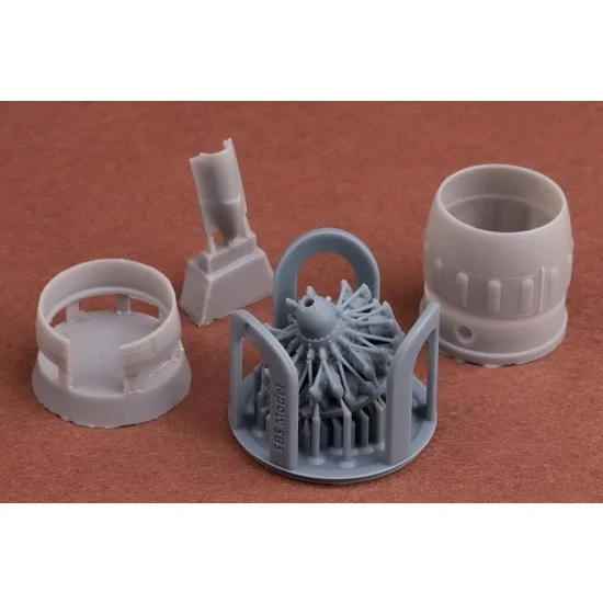 SBS Model 72075 1/72 Bloch MB 151 & 152 Engine with Cowling set for Dora Wings - Model Planes