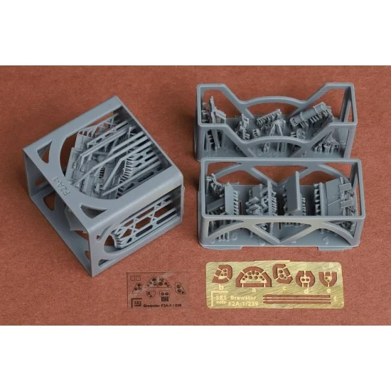 SBS Model 72095 1/72 Brewster F2A-1 Buffalo Cockpit Interior Set For Hasegawa Hobby2000 Kit