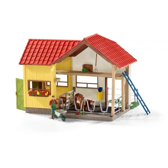 Schleich 42334 Farm World - Barn with Accessories
