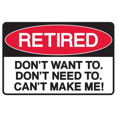 Retired Metal Sign SMR2 - Signs 4 Fun