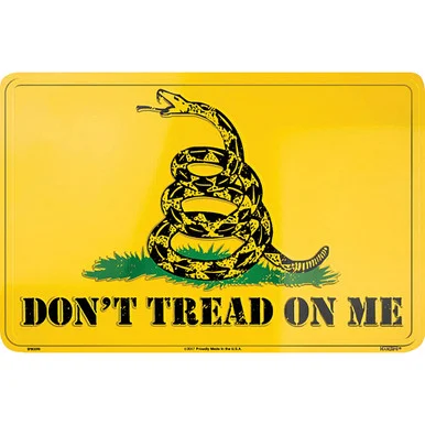 Don't Tread On Me Metal Sign SPS80098 - Signs 4 Fun