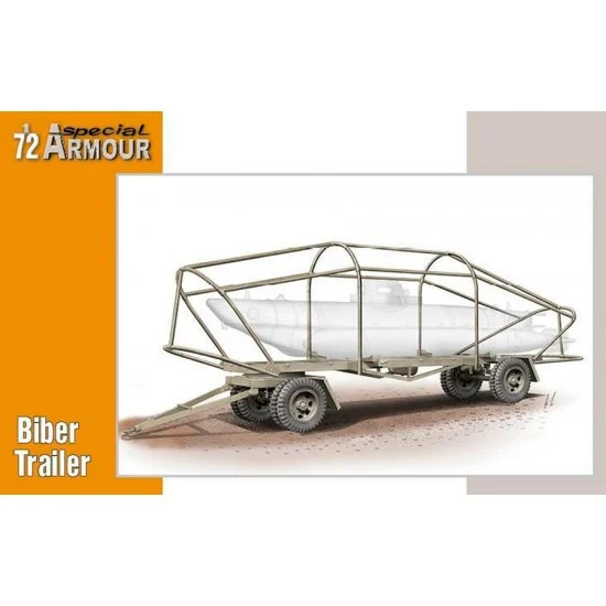 Special Hobby SA72018 1/72 Biber Trailer [Special Armour] - Military Vehicles & Tanks