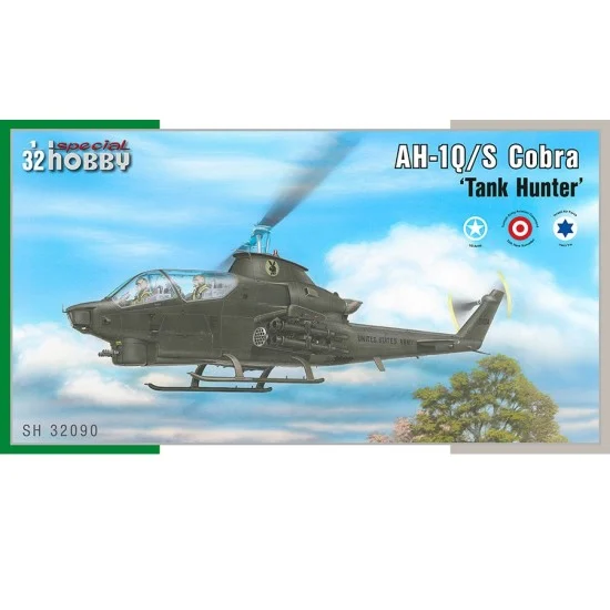 Special Hobby SH32090 1/32 Bell AH-1Q/S Cobra Tank Hunter Attack Helicopter