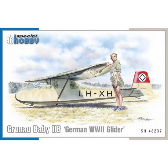 Special Hobby SH48237 1/48 WWII German Glider Grunau Baby IIB - Model Planes