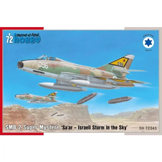 Special Hobby SH72345 1/72 Modern Israeli SMB-2 Super Mystere "Sa'ar - Israeli Storm in the Sky"