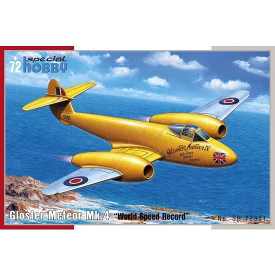 Special Hobby SH72361 1/72 British Gloster Meteor Mk.4 "World Speed Record" - Model Planes