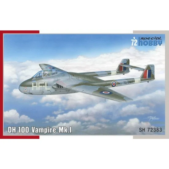 Special Hobby SH72383 1/72 WWII British DH.100 Vampire Mk.I - Model Planes