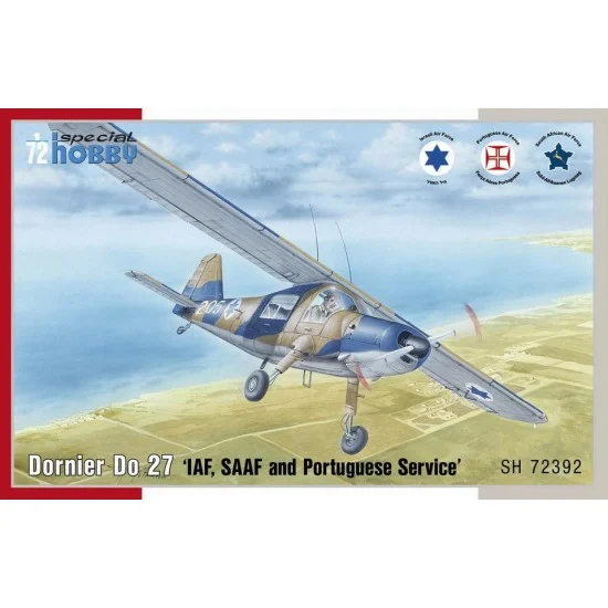 Special Hobby SH72392 1/72 German Dornier Do 27 IDF in SAAF and Portuguese Service - Model Planes
