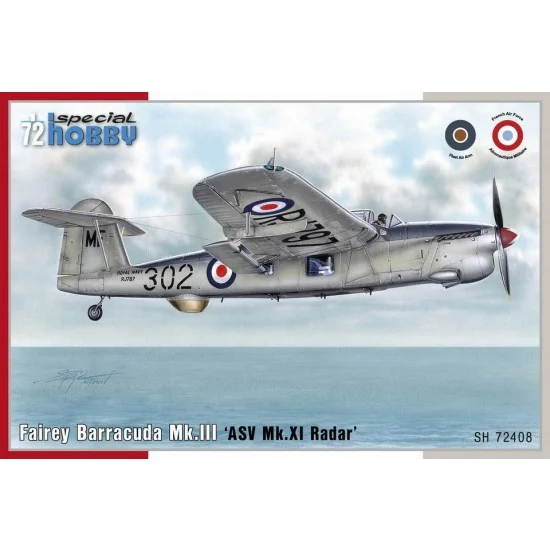 Special Hobby SH72408 1/72 British Fairey Barracuda Mk.III "ASV Mk.XI Radar" - Model Planes