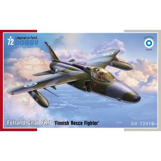 Special Hobby SH72419 1/72 Folland Gnat FR.1 Finnish Reconnaissance Fighter - Model Planes