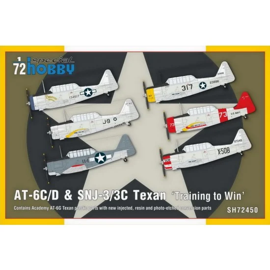 Special Hobby SH72450 1/72 WWII AT-6C/D & SNJ-3/3C Texan "Training to Win"