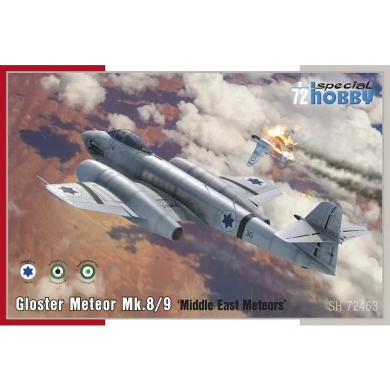 Special Hobby SH72463 1/72 Post WWII Gloster Meteor Mk.8/9 Middle East Meteors - Model Planes
